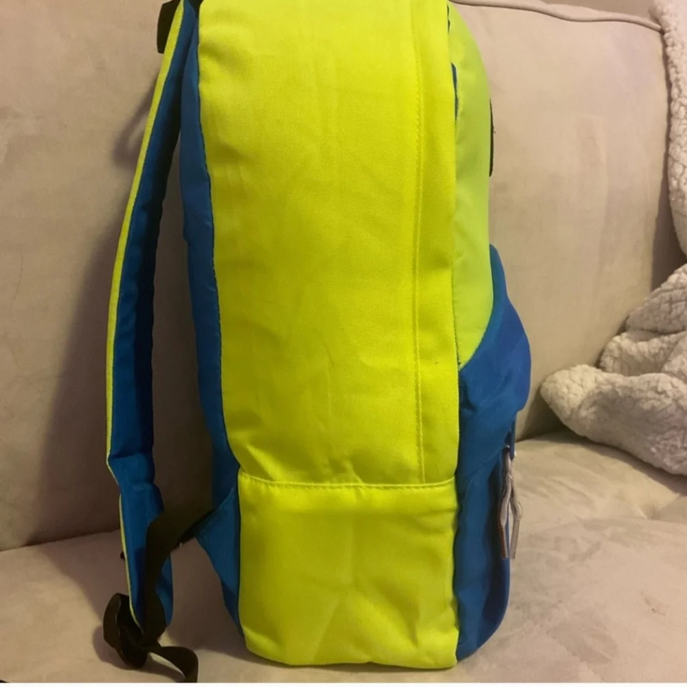 Converse Kids Backpack in Neon Yellow and Blue